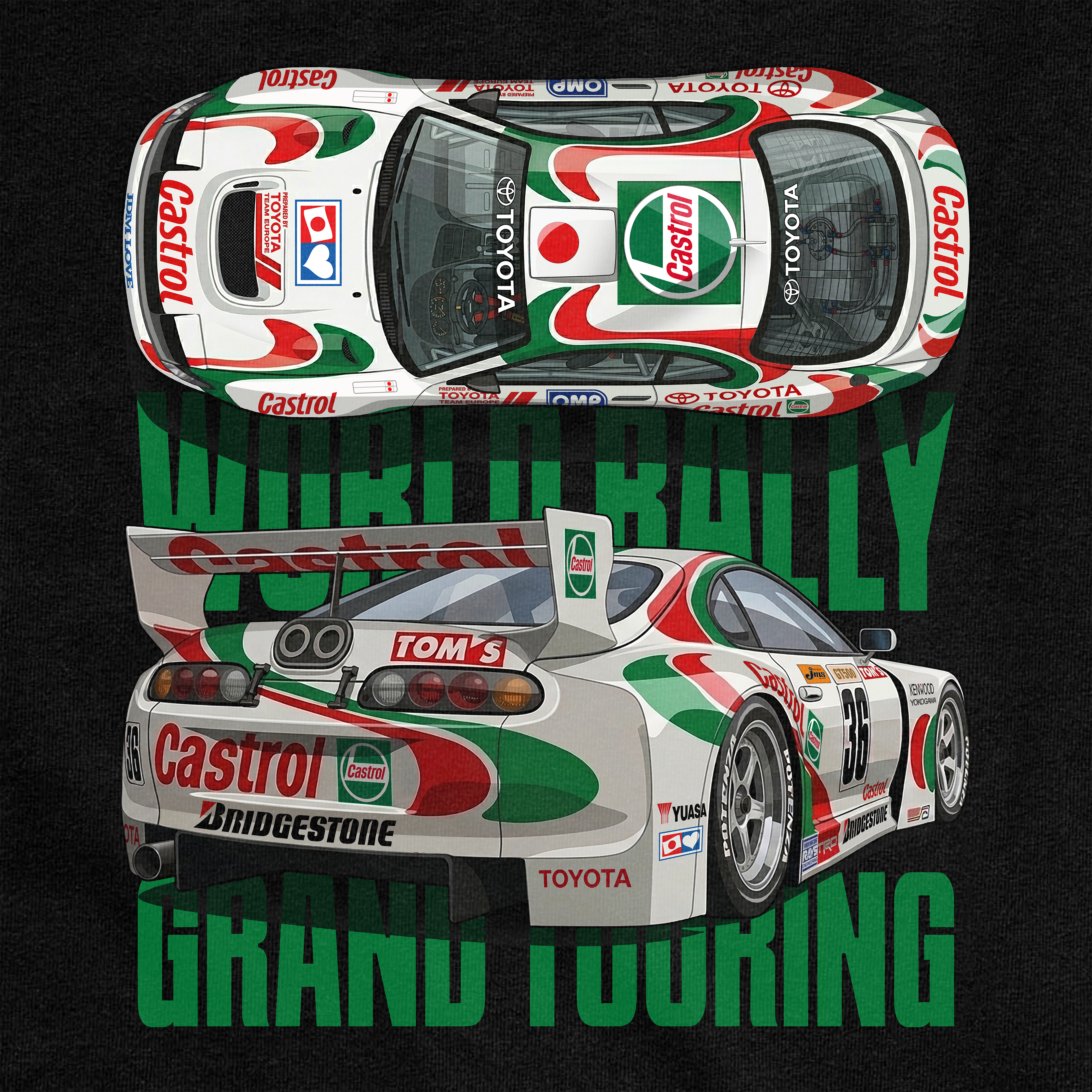 90s Red & Green Livery