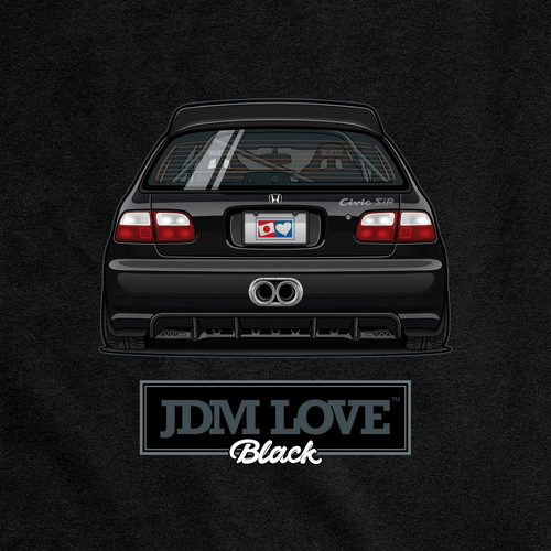 Classic Black Honda