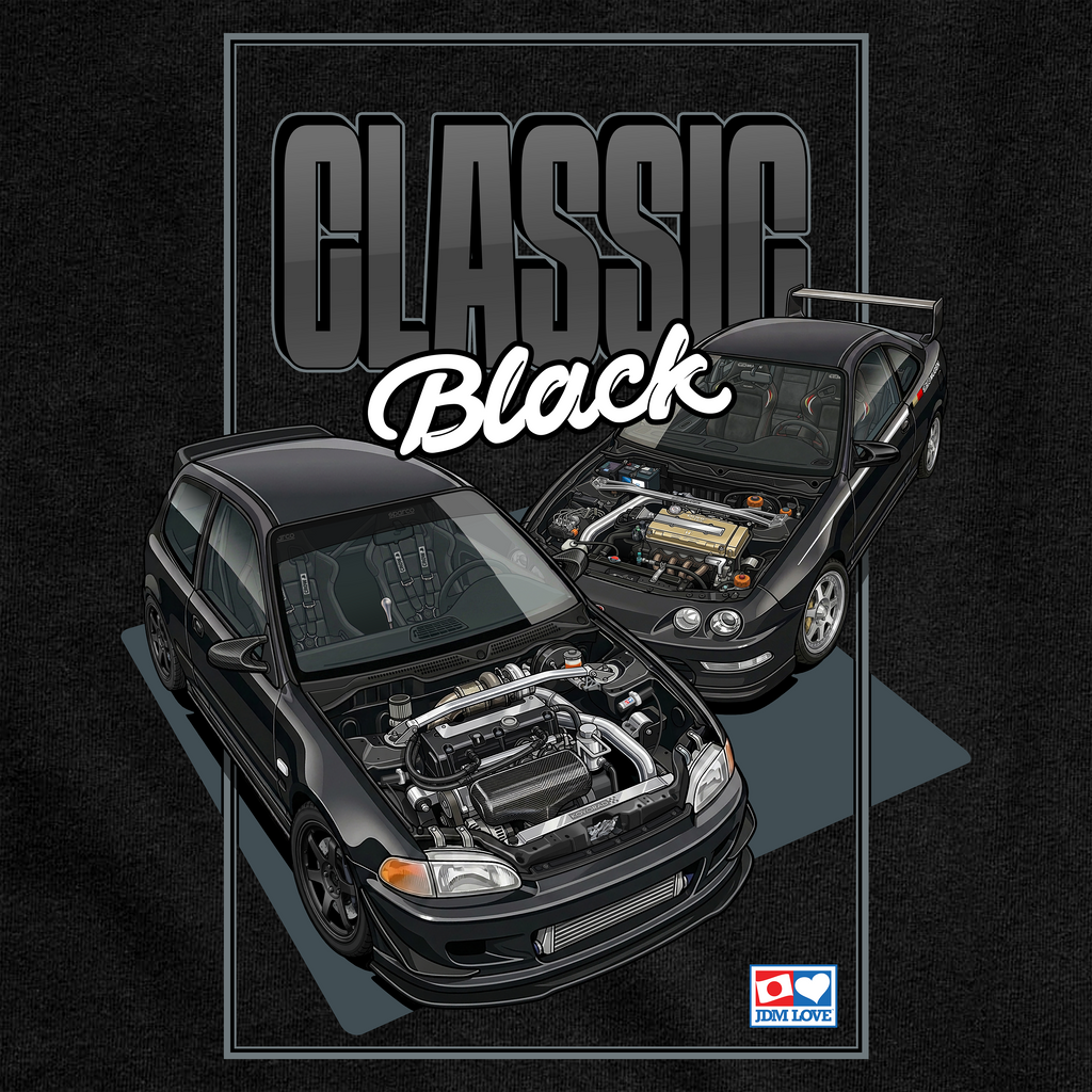 Classic Black Honda