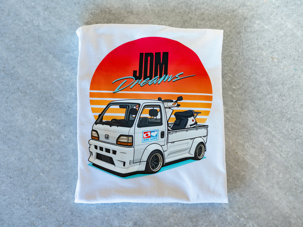 Tshirt T-shirt 80's and 90's Colorful Graphic JDM Illustration