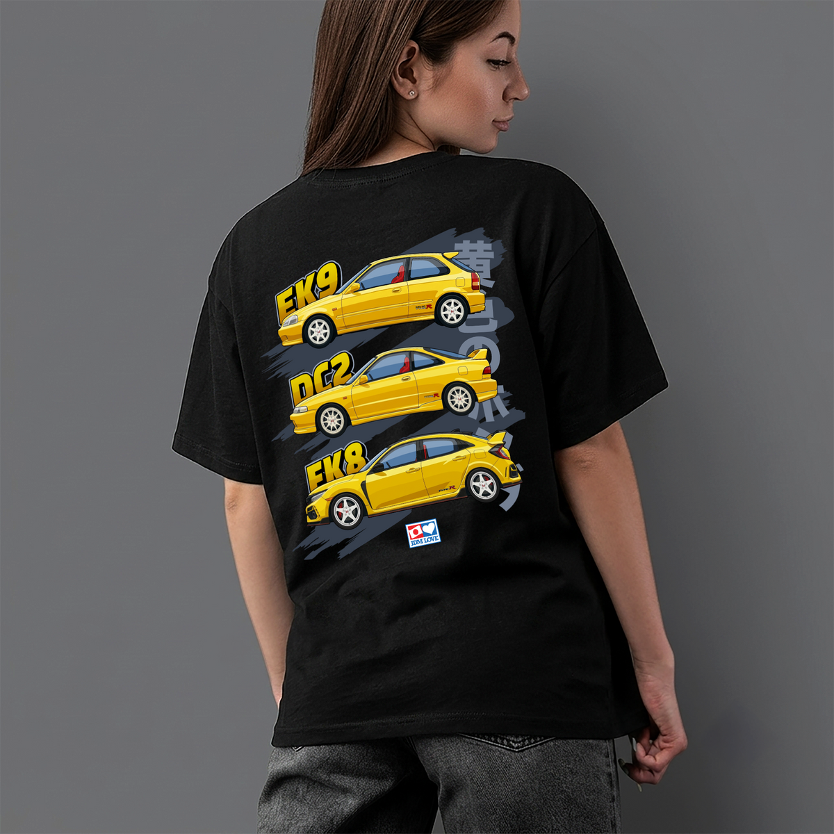 All the Phoenix yellow Honda Type R's
